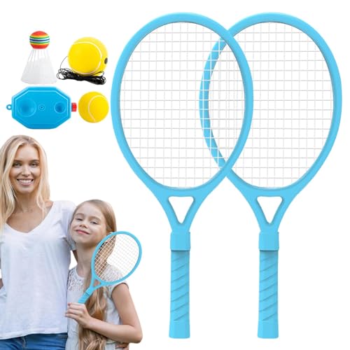 Tennistrainer-Set, Tether-Tennis-Set, Interaktive Spielzeug-Tennisschläger mit Saitenball, Leichte Übungsausrüstung, Eltern-Kind-Aktivitäten für Anfänger, Kinder von Generic