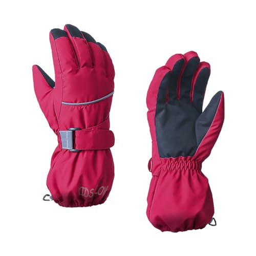 Thermo Handschuhe Skihandschuhe Winterhandschuhe Warme Kinderhandschuhe für den Winter, Schnee, wasserfeste Handschuhe für Outdoor-Sport, Kleinkinder, sperrige Skihandschuhe für und Mädchen von Generic