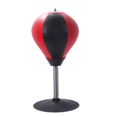 Tisch-Boxsack – Tisch-Stressabbau-Ball, Box-Reaktionsball | Tisch-Boxball mit manueller Luftpumpe, Reflextrainer mit Saugnapf für, Mädchen, Erwachsene, Teenager, Berufstätige von Generic