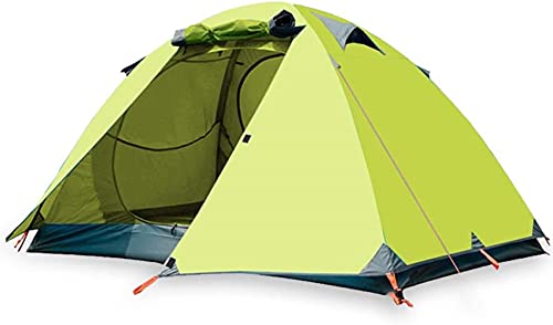 Tragbare Campingzelte, Doppelte Outdoor -Zelt, Wasserdichtes, Helles Paarzelt, Campifür Wanderstrand/Grün/a von Generic