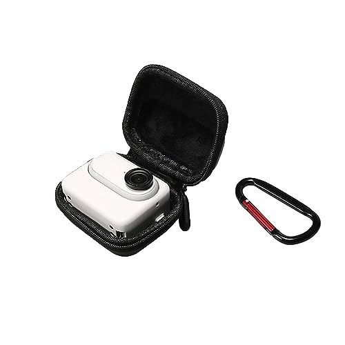 Tragetasche für Insta360 Go3 EVA Tasche 360 Go 3 Sportkamera Schutzhülle Mini Aufbewahrungstasche für Action Kamera Reise Tragen Zubehör (Schwarz) von Generic