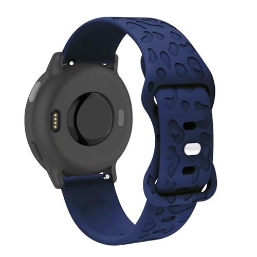 Uhrenarmband für 18mm 20mm 22mm Ersatzarmbänder kompatibel mit Huawei Watch GT4 Silikonband, Schweiß Wasserdicht Ersatz Uhrenarmbänder Weiche Silikon Sport Armbänder (18MM,1 Blau) von Generic