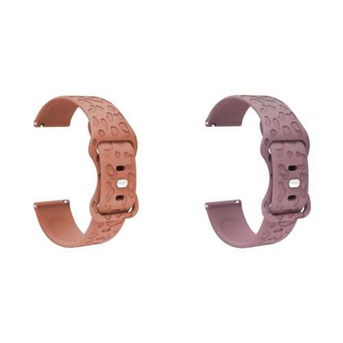 Uhrenarmband für 18mm 20mm 22mm Ersatzarmbänder kompatibel mit Huawei Watch GT4 Silikonband, Schweiß Wasserdicht Ersatz Uhrenarmbänder Weiche Silikon Sport Armbänder (22MM,2E) von Generic