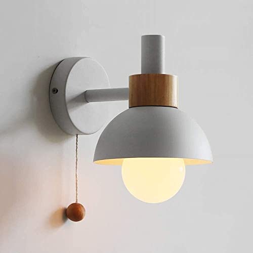 WQHPLMD Elegant Nordic Bathroom Mirror Lamp with Pull Wall Mount Sconce for Corridor and Balcony - LED Light Fixture, Minimalist von Generic