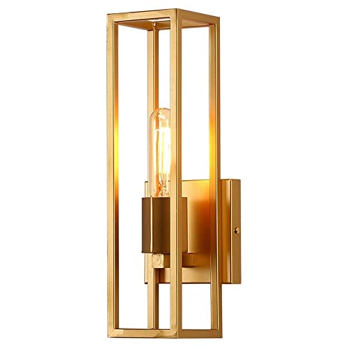 WQHPLMD Exquisite Iron Wall Sconce with LED Light for Living Room and Bedrooms - Elegant Retro von Generic
