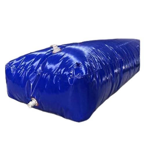 Wasserbehälter, Würfelförmiger Transport-Wasserspeicherbeutel, Auslaufsichere Tragbare Pflanzenbewässerungsausrüstung Für Den Außenbereich (Farbe: Marineblau, 120 L/0,8 X 0,45 X 0,35 M) von Generic