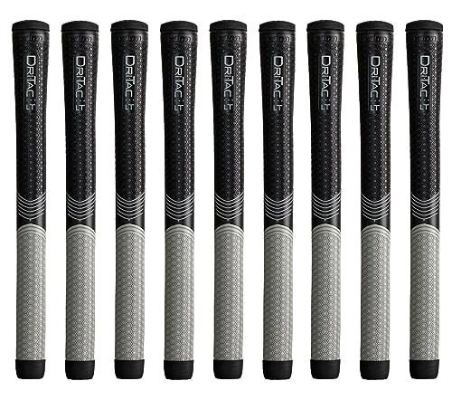 Winn Dri-Tac LT - LITE Series Set von 9 - Winn Golf Grip Standard, Midsize, Oversize, Polymer-Technologie Winn Golf Griffe. Weniger konisches Profil (Midsize) von Generic
