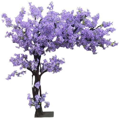 Wisteria Artificial Flowers Tree Purple Silk Flowers Wisteria Plants for Indoor Outdoor Home Wedding Party Opening Shopping Mall Restaurant Décor 150x100cm von Generic