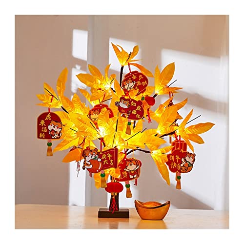 YXWYXWA Desktop -Ornamente Home Dekoration Glühende Geldbaum -Desktop -Dekoration für Home Office Bookshelf Desktop Dekoration Desktop von Generic