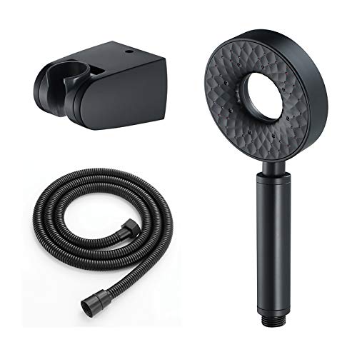 ZUOZUIYQ Duschkopf mit Handheld, Handheld Duschkopf Set Universal ABS -Handheld -Duschkopf -Set mit 3 -Modus -Wasser, Hochdruck -Handheld -Duschsprühgerät mit 1,5 m Edelstahl -Duschschlauch a von Generic
