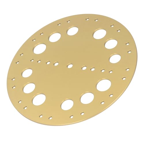 Zubehör für Tauchplatten, Abriebfeste, Einfache Befestigung, Freitauch-Bodenplatte mit Mehreren Löchern für Tiefseeumgebungen (Gold) von Generic