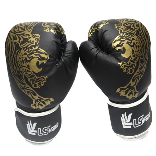 Boxhandschuhe - Boxsackhandschuhe | Muay Thai Handschuhe | Professionelle Boxhandschuhe für Erwachsene, Boxhandschuhe mit Tiger-Druck aus PU-Leder, Handschuhe Boxhandschuhe - Boxsackhandschuhe | Muay Thai Handschuhe | Professionelle Boxhandschuhe für Erwachsene, Boxhandschuhe mit Tiger-Druck aus PU-Leder, Handschuhe von Genérico
