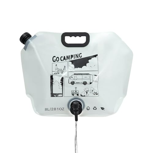 Camping-Wasserbehältertasche: Faltbarer Wassertank-Träger | Faltbar im Freien platzsparend Ba G | 8 l Trinkbeutel mit großem Fassungsvermögen für Tom von Genérico