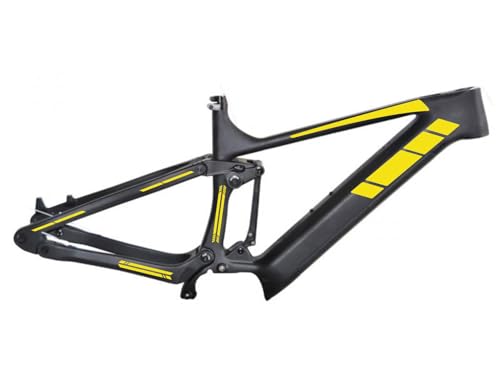 Generico Set mit 14 Aufklebern für Fahrradrahmen, MTB, universal, Rahmen für Schutz, Artikelnummer 2022 (025 gelb) von Generico