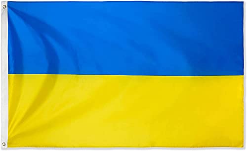 Generico Unisex – Erwachsene Flagge der Ukraine, 90 x 150 cm Fahne, Gelb Blau, Einheitsgröße von Generico