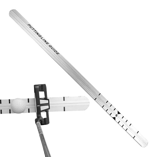 Golf Putting Ruler Put Lineal | Grüne Ausrichtungsschiene | Golfzubehör, praktischer Assistent für präzise Distanzkontrolle, für Golfzubehör und Golfliebhaber von Genérico