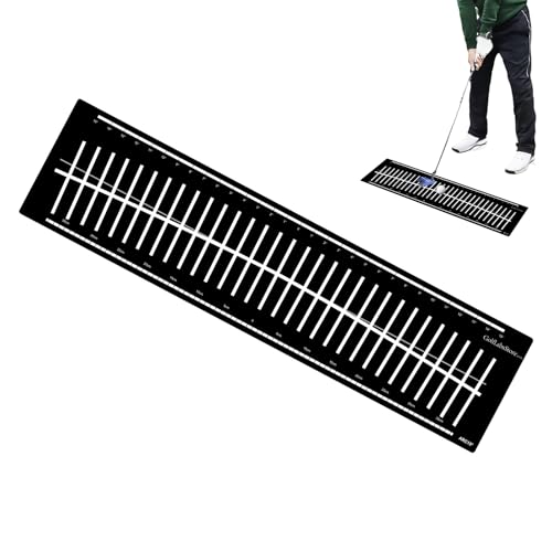 Golfmatte für Putt, Golfspiel | Trainingshilfe mit Ausrichtungshilfe zum Üben von Putt zu Hause im Freien für Herren oder Geschenk für Papa Golfmatte für Putt, Golfspiel | Trainingshilfe mit Ausrichtungshilfe zum Üben von Putt zu Hause im Freien für Herren oder Geschenk für Papa von Genérico