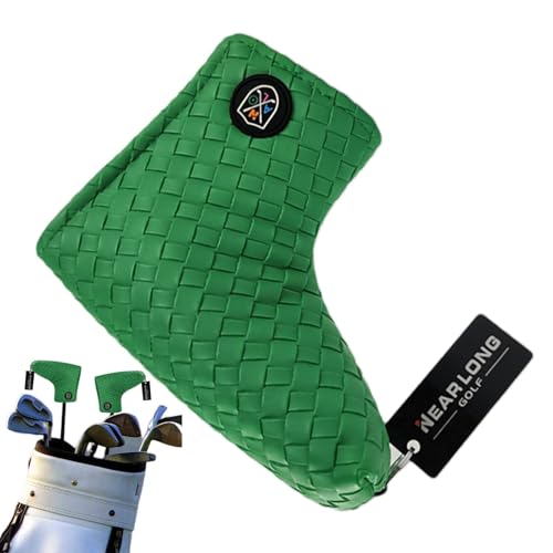 Golfschlägerkopfabdeckung – Magnetische Putterkopfabdeckungen | Putterabdeckungen für Golfschläger | Magnetische Putter-Abdeckungen aus PU-Leder | Golfzubehör mit Verschluss Golfschlägerkopfabdeckung – Magnetische Putterkopfabdeckungen | Putterabdeckungen für Golfschläger | Magnetische Putter-Abdeckungen aus PU-Leder | Golfzubehör mit Verschluss von Genérico