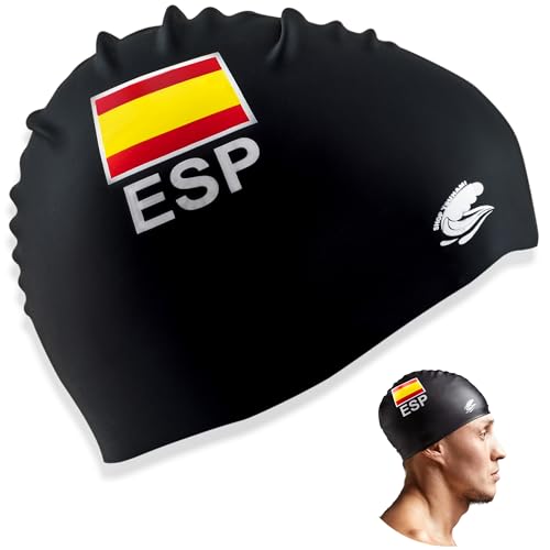 Schwimmkappe Spanien Schwarz (schwarz) von Genérico