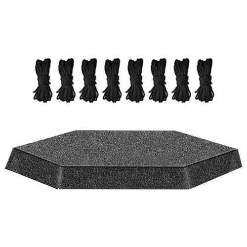 Trampolin Schattenabdeckung - Trampolin Abdeckung | Sonnenschutzabdeckung | Sun Canopy Protection Trampoline Sunshade Cover | Faltbarer Sonnenschutz für Trampolin-Zubehör von Genérico