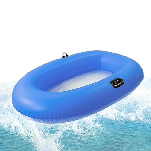 Aufblasbare Boote für Erwachsene | Poolfloß mit transparentem Boden | Seeschiff 159,8 x 110 cm zum Angeln, Freizeit, Fluss, Paddeln, Kapazität 80 kg von Générique