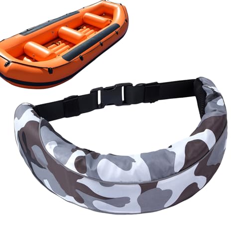 Aufblasbarer Rettungsgürtel – aufblasbar und verstellbar | Sicherheitszubehör verstellbar für Schwimmen, Tauchen, Kajak, Segeln und Surfen Aufblasbarer Rettungsgürtel – aufblasbar und verstellbar | Sicherheitszubehör verstellbar für Schwimmen, Tauchen, Kajak, Segeln und Surfen von Générique