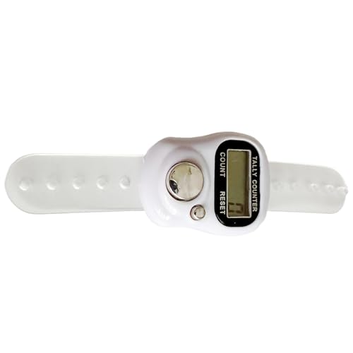 Elektronische Kompression – Digitaler Zähler aus Kunststoff, tragbarer Clicker | LCD-Werkzeug in kompakter Größe mit Reset-Taste, Multifint-Zählgerät von Générique