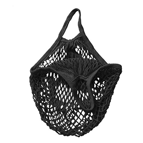 Générique Einkaufstasche Cotton mesh bag, Acrylic, Schwarz von AKORD