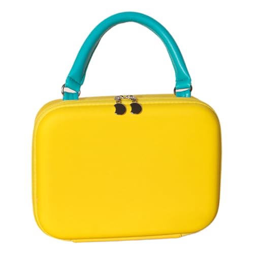 Make-up-Tasche – Kosmetiktasche | Kleine Make-up-Tasche für Reisen, flexible Aufbewahrungslösung für Fächer, einfach zu bedienen, wiederverwendbar, nützlich für Freunde der Familie, gelb, Se référer von Générique