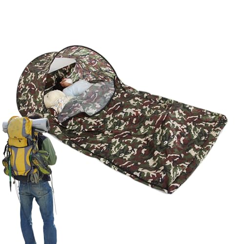 Wanderschlafsack, Schlafsack für Camping, Schlafzelt aus Netz, Schlafsäcke für Erwachsene, Camping, leichter Schlafsack für Camping und Wandern von Générique
