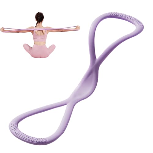 Widerstandsbänder für Training – elastischer Gurt Figur 8 aus Silikon, Übungsbänder für Brust, Rücken, Schultern, Arme, Beine, Dehnen, Verstärkung, Pilates, Konditionierung von Générique