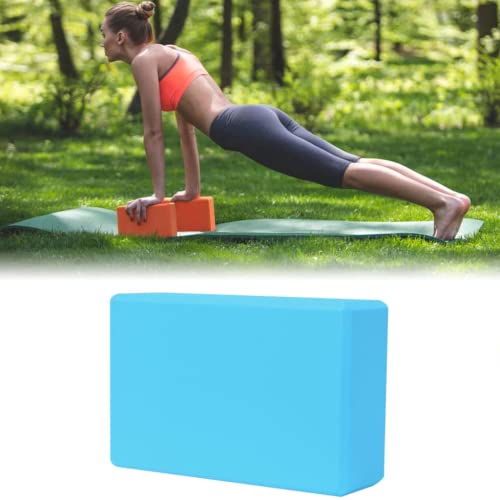 2er Set Yogablock Schaumstoff Yogaklotz Yoga Block Pilates Fitness HELL BLAU von Generisch