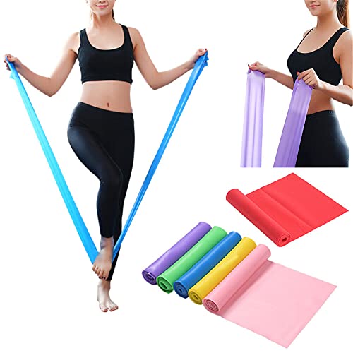 3er-Set Fitnessbänder Gummiband Yoga Band Home Training Gymnastikband Ideal für Yoga, Pilates, Krafttraining, Physiotherapie Elastisches Band Für Männer Frauen von Generisch