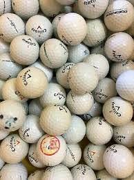 50 Callaway Mix Lakeballs AAA/AA Golfbälle, Weiß von Generisch
