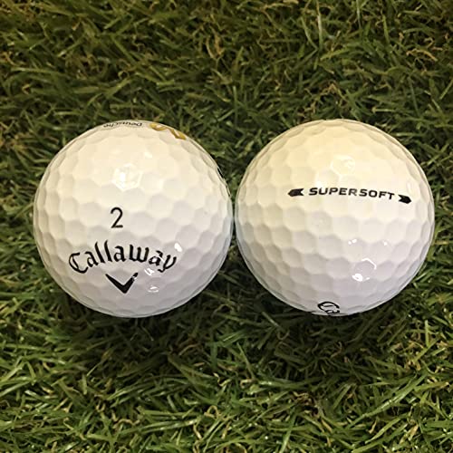 50 Callaway Supersoft Lakeballs/Golfbälle AAAA/AAA weiß von Generisch