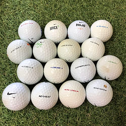 50 Modell Lakeballs Mix Schweif Nik. Golfbälle AAA/AA weiß von Generisch