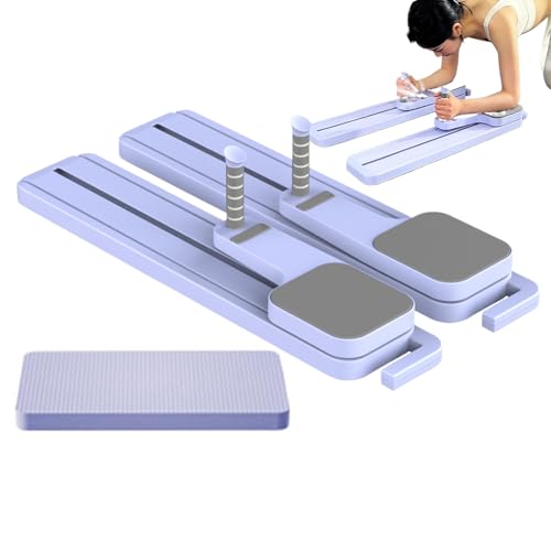 Ab Roller Board - Faltbares Pilates Board | Pilates Board für Home Workout | Zu Hause Pilates Board | Faltbares Tragbares Multifunktionales Rebound Bauchgerät | Ganzkörper-Workout-Trainer von Generisch