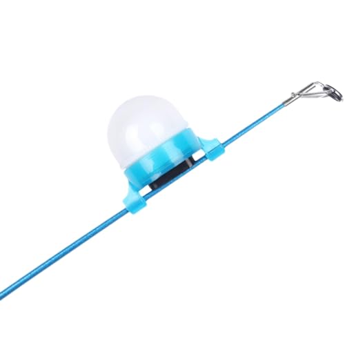 Angelruten-Biss-Köder-Alarmleuchte, Angelanzeigeleuchte - LED-Anzeigeleuchte für die Nachtangelrute | Angelausrüstungszubehör, tragbare Nachtangelausrüstung für Süßwasser-, Salzwasser- und Felsangeln von Generisch