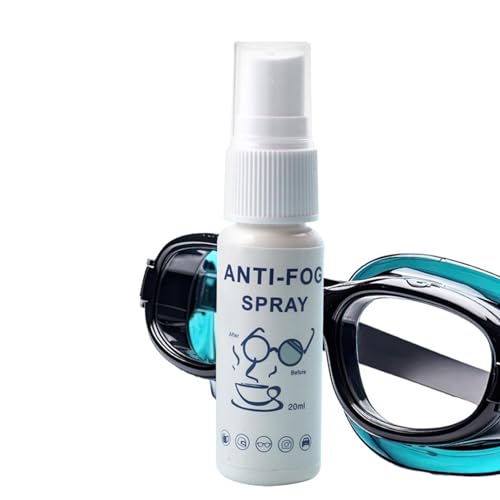 Anti-Beschlag-Spray für Schwimmbrillen, 20 ml, Anti-Beschlag-Lösungen, Spray, Anti-Beschlag-Spray, streifenfreies Goggle Anti-Beschlag-Spray für Schwimmbrillen, Brillen-Demister-Spray für alle Gläser von Generisch