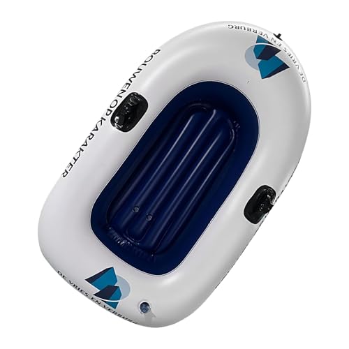 Aufblasbares Boot Erwachsene Aufblasbares Schlauchboot Boote Tragbar 1 Person Schlauchboot Boot Floß Faltbare Fischerboote mit Schwerlast Griff Pool Floß Ride-Ons Float Kajak für See Fluss Strand von Generisch