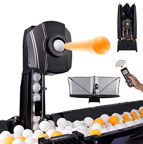 Automatische Tischtennismaschine, 36 verschiedene Spin Balls Ping Pong Roboter, zum Üben von Trainingsballmaschine - Einzelserve-Option verfügbar von Generisch