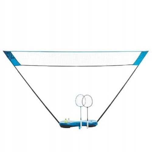 Badminton-Set Badmintonnetz Tennisnetz Mobiles Federball-Set 2 Rakeits von Generisch