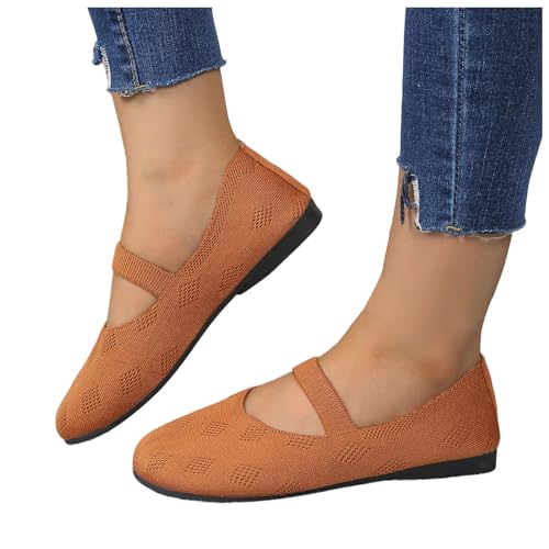 Ballerina Schuhe Damen Schwarz Stoff Mittelalter, Mittelalter Mesh Weiche Samtschuhe Walking Tanzschuhe Flache Sling Loafer Fußgewölbeunterstützung Ballerinas Pretty Turnschuhe Slip on Orthopädische von Generisch