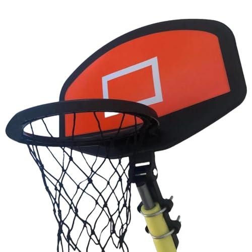 Basketballtor mit Trampolin - Basketballkorb mit Trampolin | Basketballkorb für Kinder, langlebiger Basketballkorb mit 11 Zoll Durchmesser, Basketballrahmen für Trampolin, Ständer von Generisch