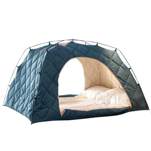 Bettzelt, warmes Zelt für den Innenbereich, schalldichtes und verdicktes Zelt, für den Haushalt, Sichtschutz, universell das ganze Jahr, winddicht und kältefest, kann auf dem Bettboden verwendet von Generisch