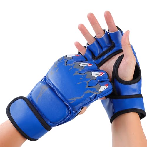 Boxhandschuhe - Sparringhandschuhe | Sparringhandschuhe - Boxsack-Training, verstellbare Halbfinger-Handschuhe Handgelenkstütze für Herren Damen Training Kinder Boxhandschuhe - Sparringhandschuhe | Sparringhandschuhe - Boxsack-Training, verstellbare Halbfinger-Handschuhe Handgelenkstütze für Herren Damen Training Kinder von Generisch