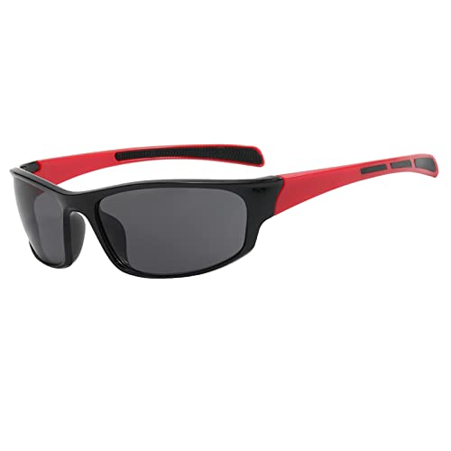 Brille Durchsichtiges Gestell Polarisierte Fahrradbrille Sportbrille Outdoor-Erholung Winddichte Schutzbrille zum Reiten Kosten Brillengläser (E, One Size) von Generisch