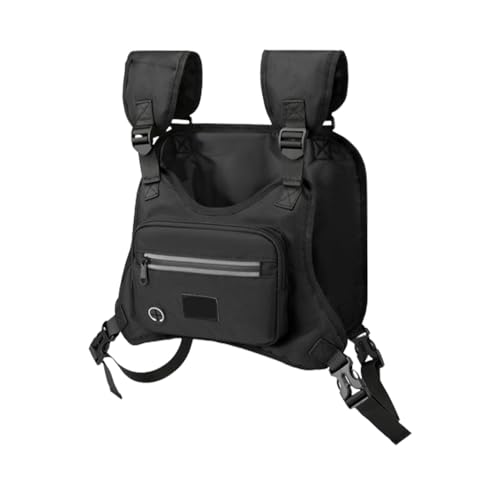 Brusttasche für Herren, Brusttasche für Herren - Atmungsaktive Sports Utility Chest Pack Sport-Brusttasche | Tragbare Laufweste, Brusttasche vorne mit Kopfhöreranschluss für Damen und Herren von Generisch