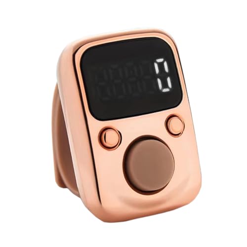 Clicker-Zähler – Farbiger Handzähler, vielseitig einsetzbar und wasserdicht, intelligenter Smart-Clicker, tragbare Finger-Zahlenmaschine, tragbar für Sportveranstaltungen, Schulaktivitäten von Generisch