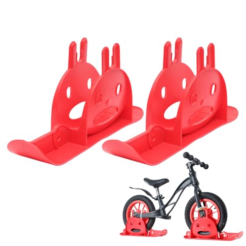 Cycling Snow - No Pedal Stroller for Sledge Board, Replacement Set with Non-Slip Design, Riding for Outdoor Adventures on Paths Roads Mountains Parks and Winter Play 15.35inches von Generisch